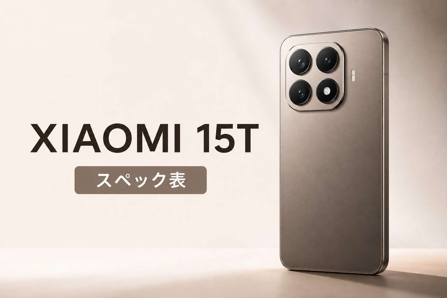 Xiaomi 15t