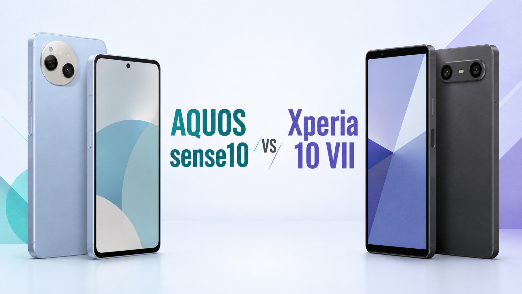 AQUOS sense10とXperia 10 VII