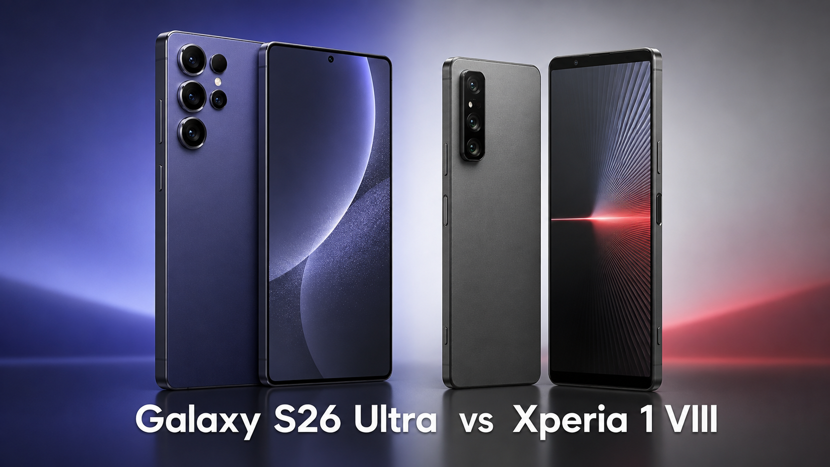 Galaxy S26 UltraとXperia 1 VIIIを比較