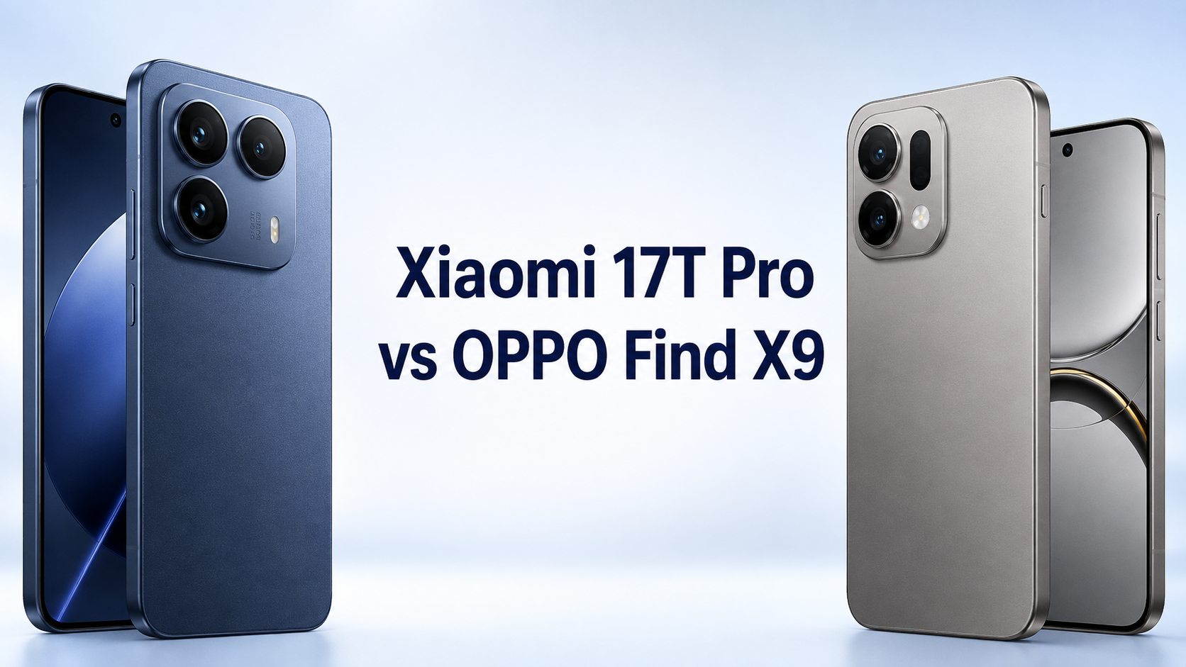 Xiaomi 17T ProとOPPO Find X9
