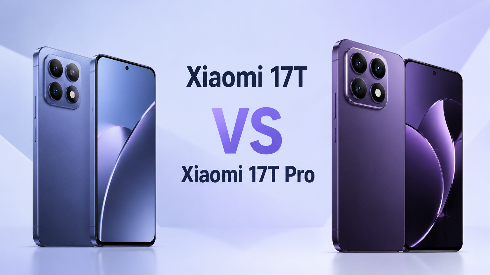 Xiaomi 17TとXiaomi 17T Pro