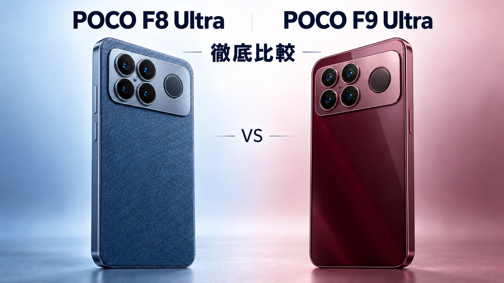 POCO F8 UltraとPOCO F9 Ultra