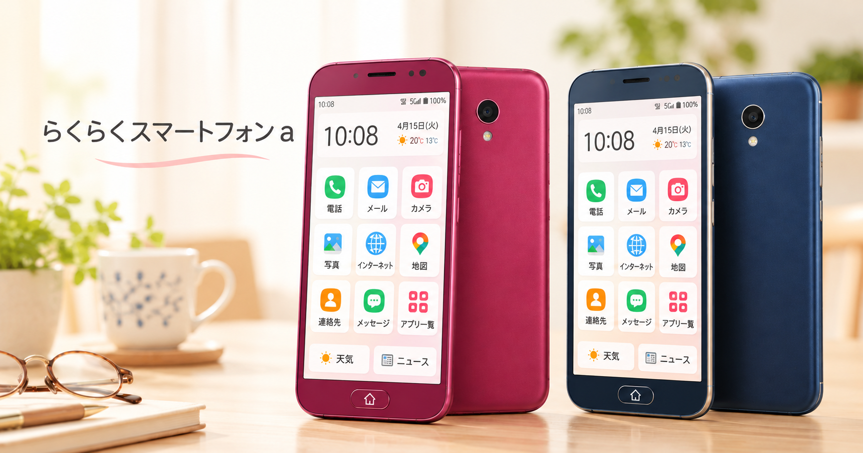 らくらくスマートフォンa